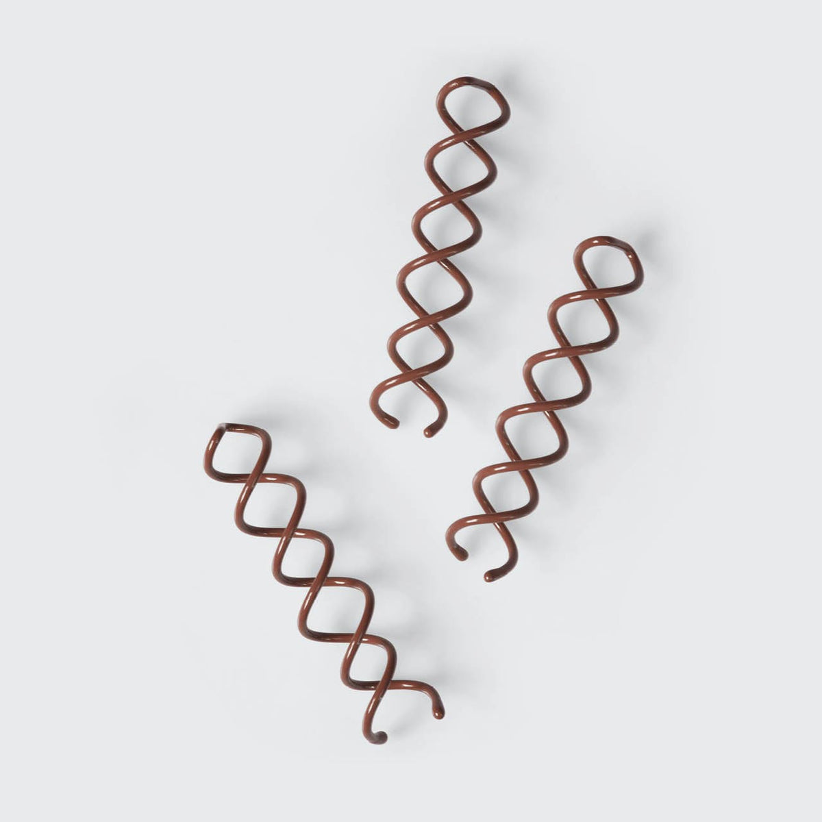 Barna kontytekercs (Bun Twists) 3 darabos szett