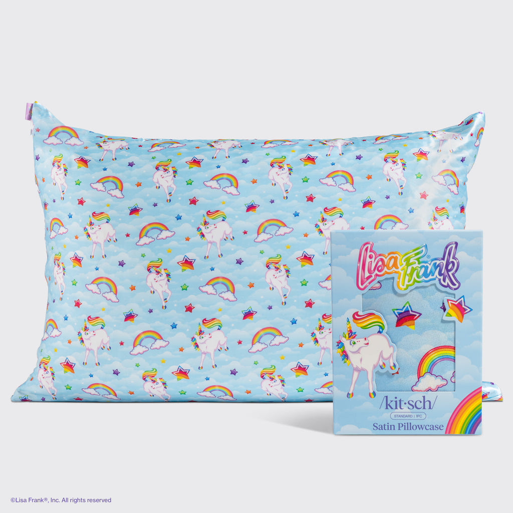 Lisa Frank x Kitsch szatén párnahuzat Markie™ mintában