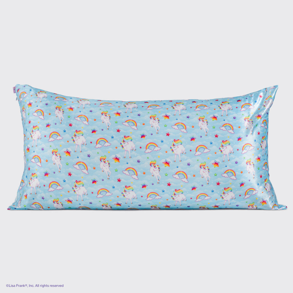 Lisa Frank x Kitsch Szatén Párnahuzat Markie™ Mintában - King