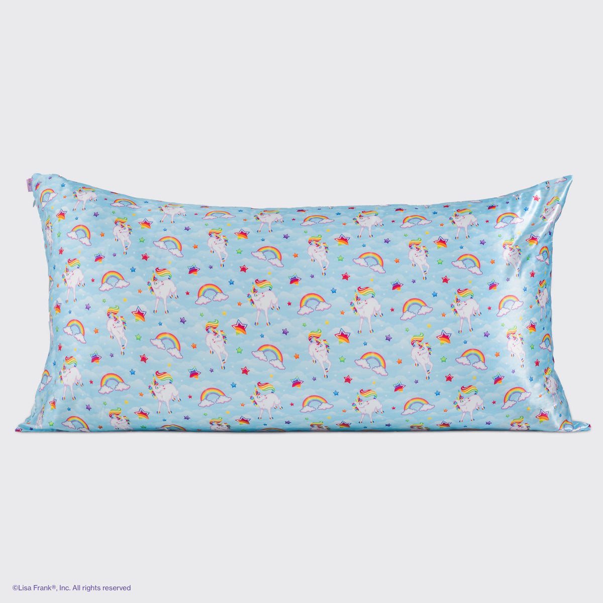 Lisa Frank x Kitsch szaténpárnahuzat Markie™ mintában, 2 darabos – King