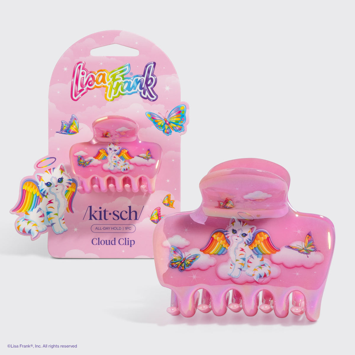 Lisa Frank x Kitsch Felhő Csat Angel Kitty™ Mintában