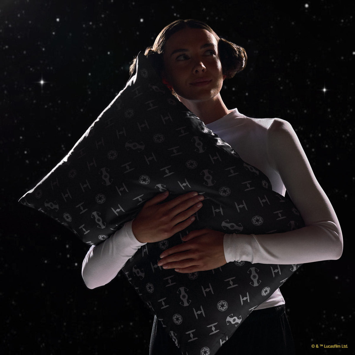 Star Wars™ & Kitsch szaténpárnahuzat Galaktikus Birodalom mintában, 2 darabos