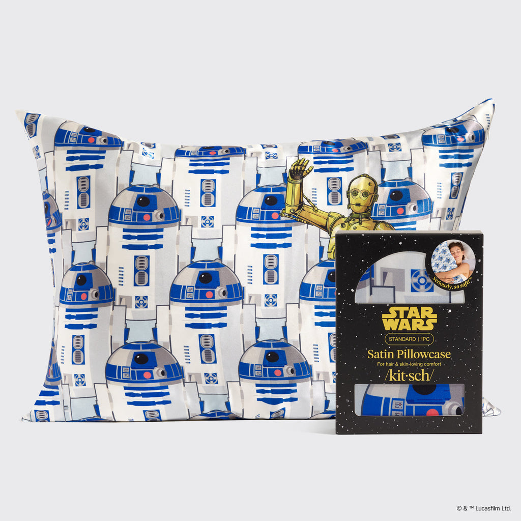 Star Wars™ & Kitsch szatén párnahuzat, R2-D2 & C-3PO, 2 db-os csomag