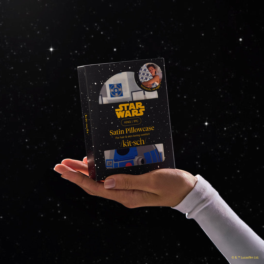 Star Wars™ & Kitsch szatén párnahuzat, R2-D2 & C-3PO, 2 db-os csomag – King