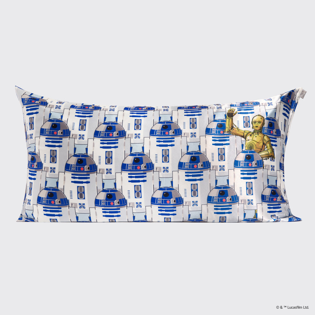 Star Wars™ & Kitsch szatén párnahuzat, R2-D2 & C-3PO, 2 db-os csomag – King