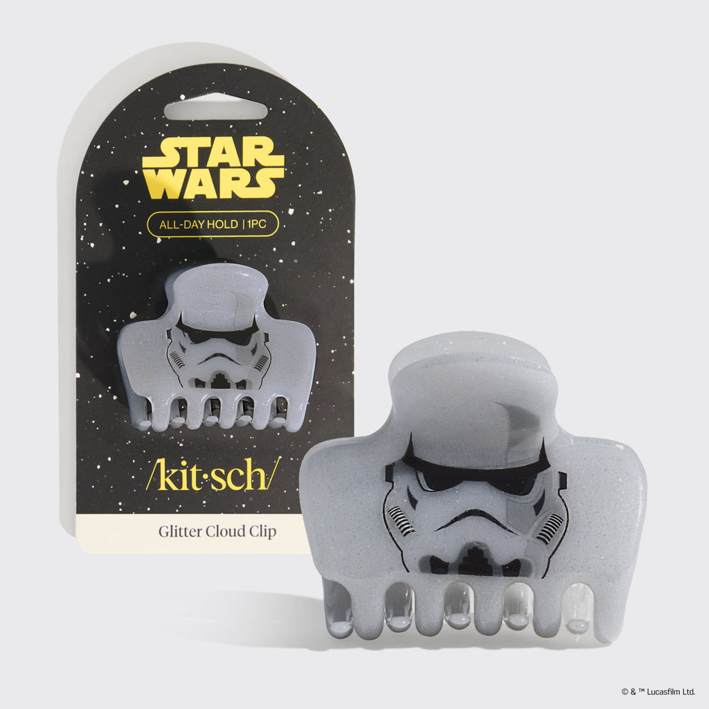 Star Wars™ & Kitsch Csillámos Felhő Csat Stormtrooper Mintában
