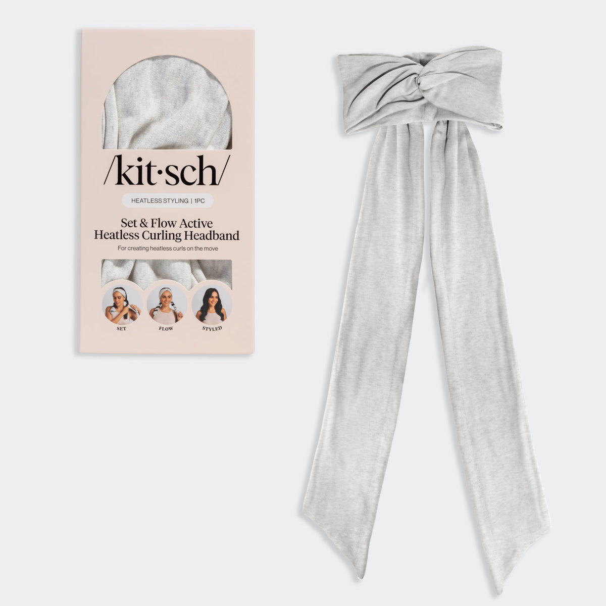Heather Gray Set & Flow aktív göndörítő hajpánt