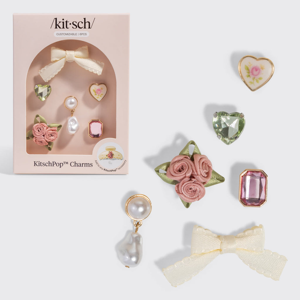 KitschPop™️ charmok – vintage rózsaszín