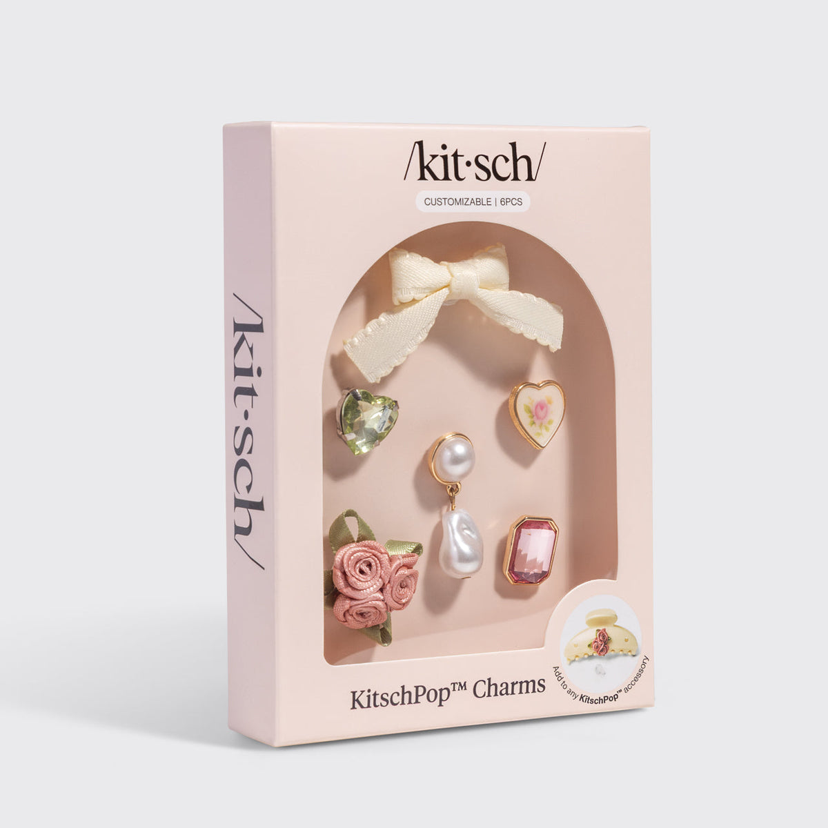KitschPop™️ charmok – vintage rózsaszín