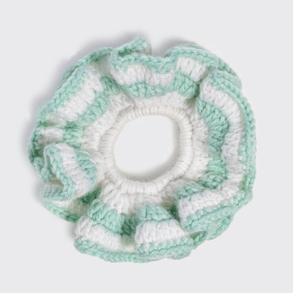 Seafoam Blue horgolt hajgumi