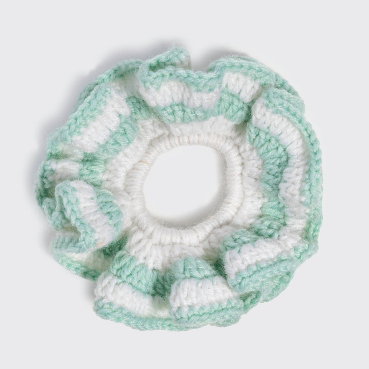 Seafoam Blue horgolt hajgumi