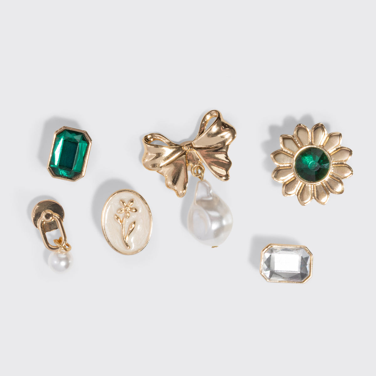 KitschPop™️ díszek Vintage Emerald színben