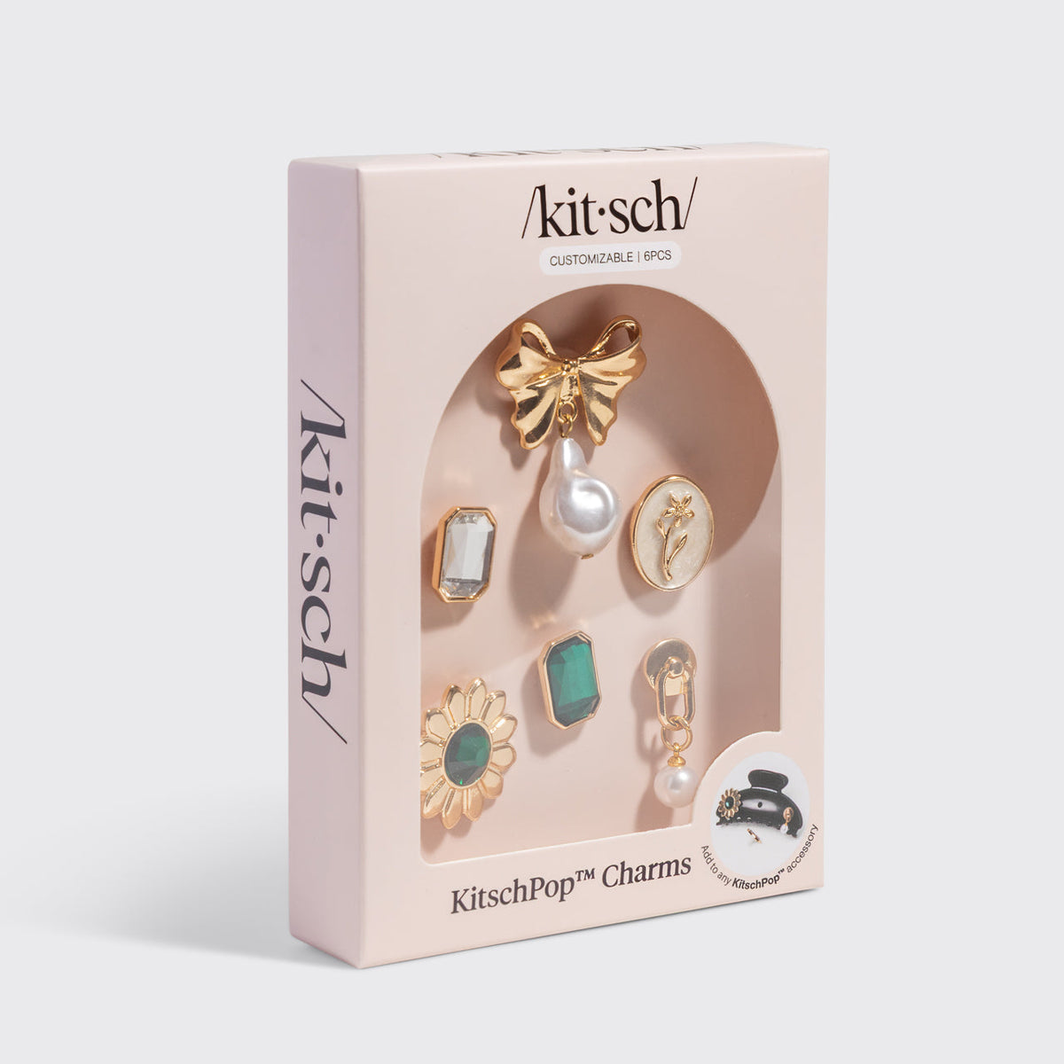 KitschPop™️ díszek Vintage Emerald színben