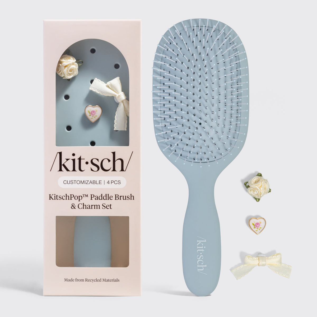 KitschPop™️ lapos hajkefe – Haze Blue