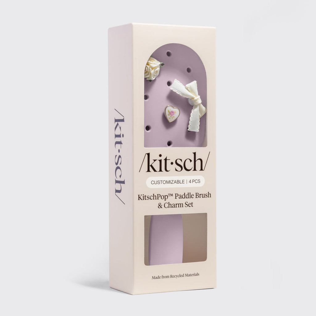 KitschPop™️ lapos hajkefe – lágy lila