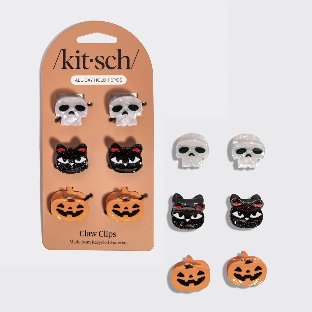 Halloween Squad csáklyás hajcsatok, 6 db-os mini szett