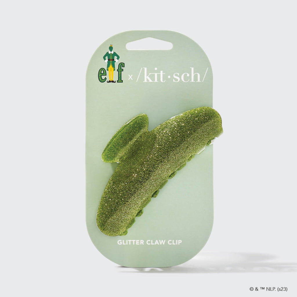 Kitsch x elf csillámos hajcsipesz