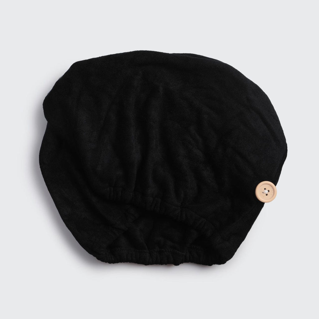 Mikroszálas hajturbán - fekete