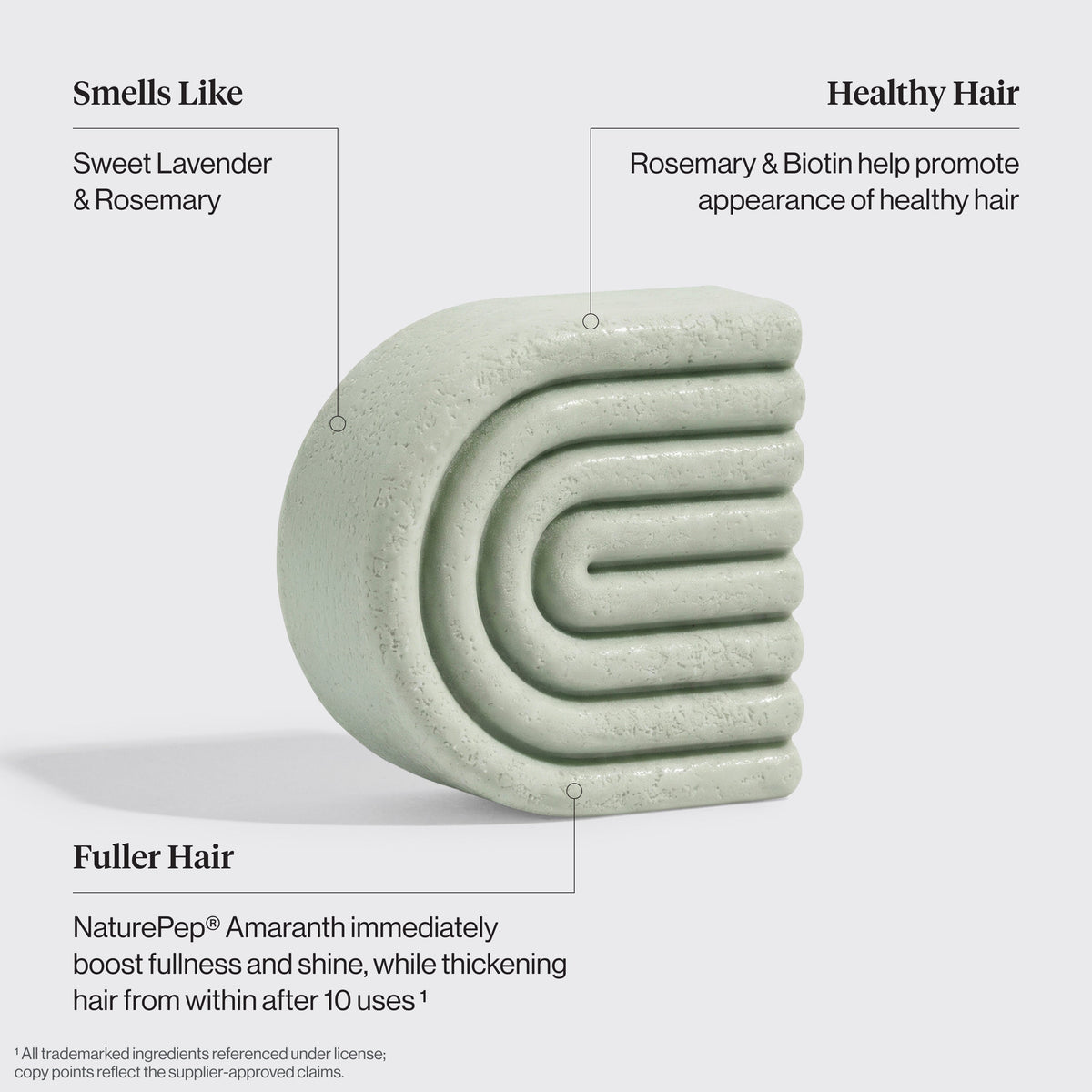 Rozmaringos és biotinos dúsító balzsamszappan (Conditioner Bar)