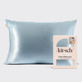 Szatén párnahuzat, ködkék (Haze Blue)