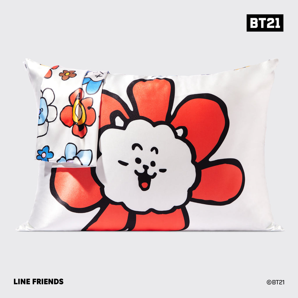 Kitsch x BT21 szatén párnahuzat – RJ