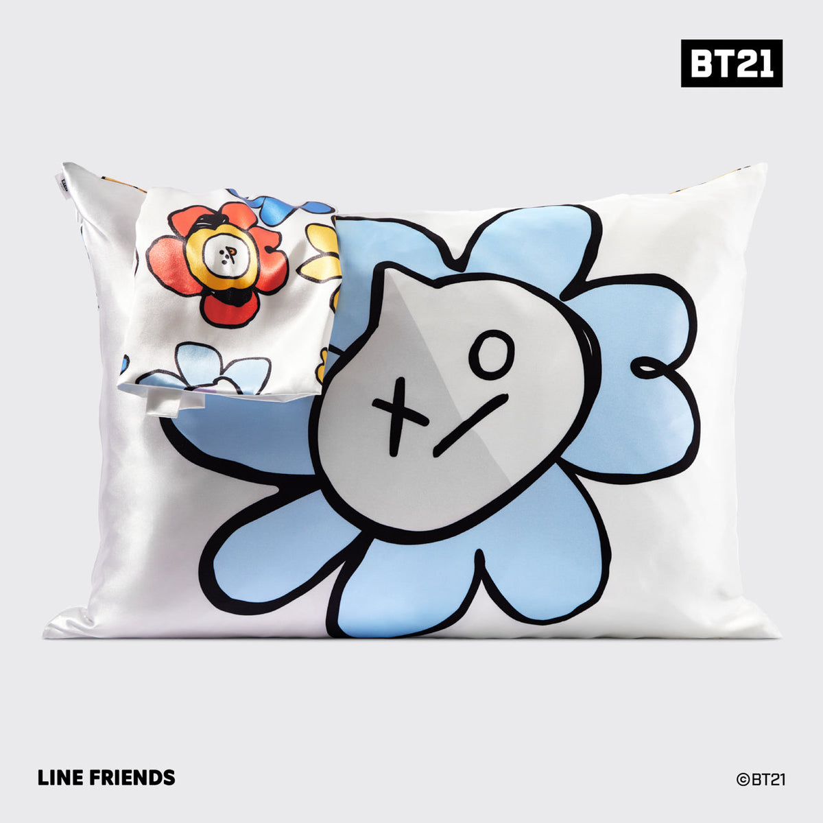 Kitsch x BT21 szatén párnahuzat – VAN