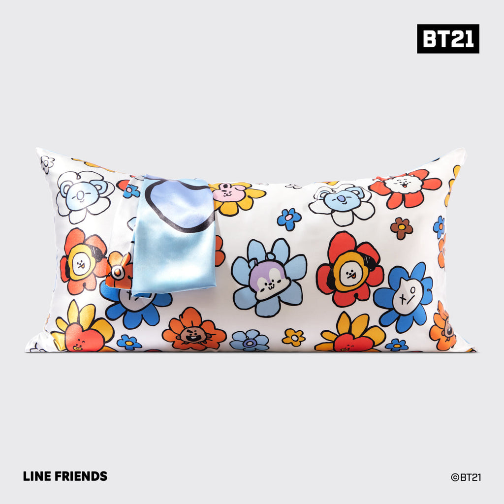 Kitsch x BT21 szatén párnahuzat – KOYA – King