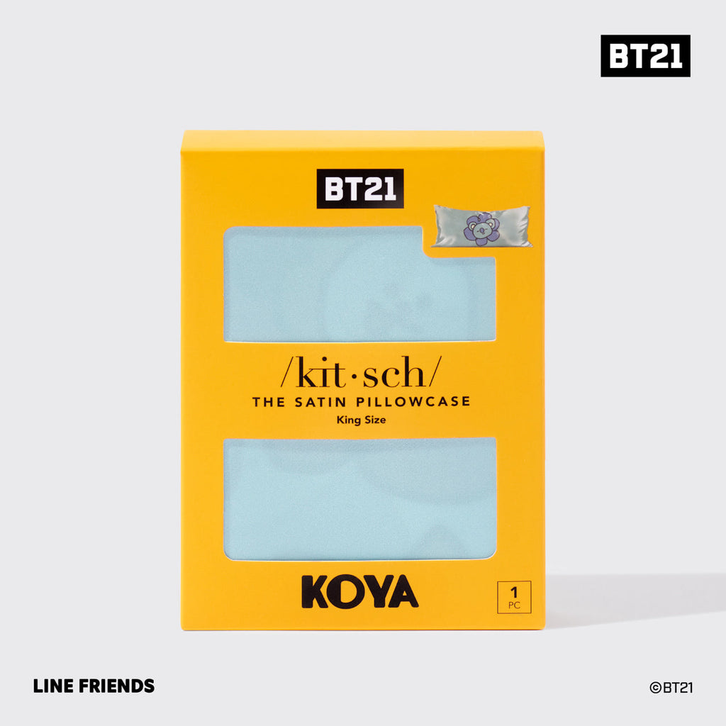 Kitsch x BT21 szatén párnahuzat – KOYA – King