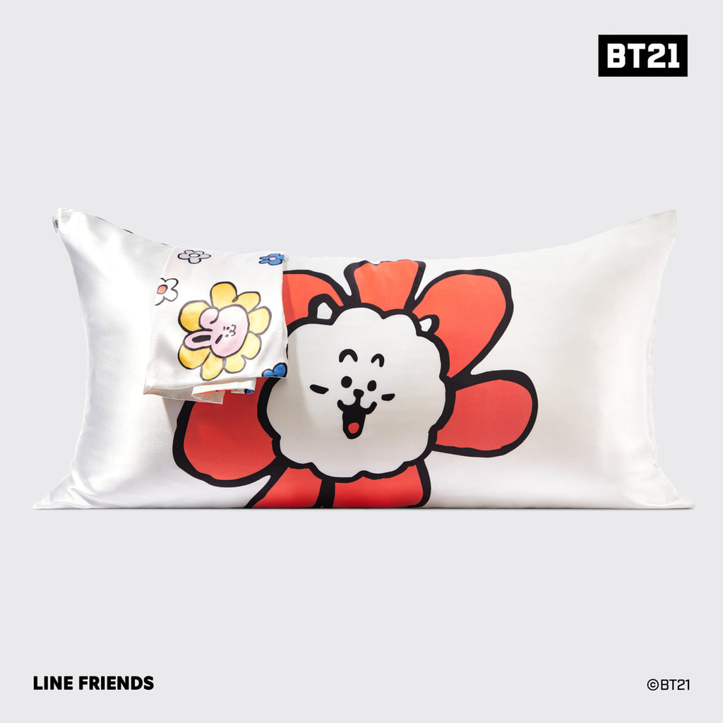 Kitsch x BT21 szatén párnahuzat – RJ – King