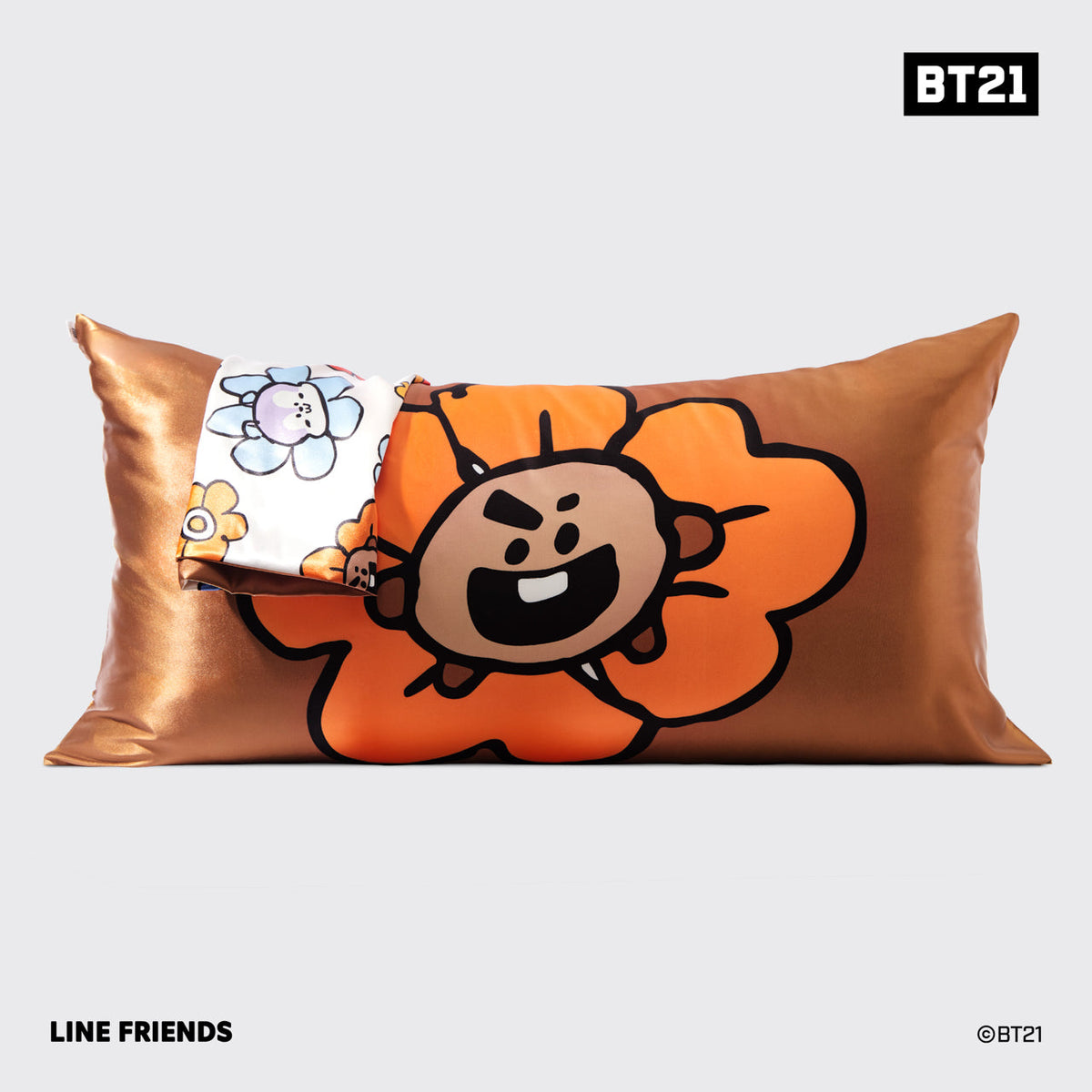 Kitsch x BT21 szatén párnahuzat – SHOOKY – King