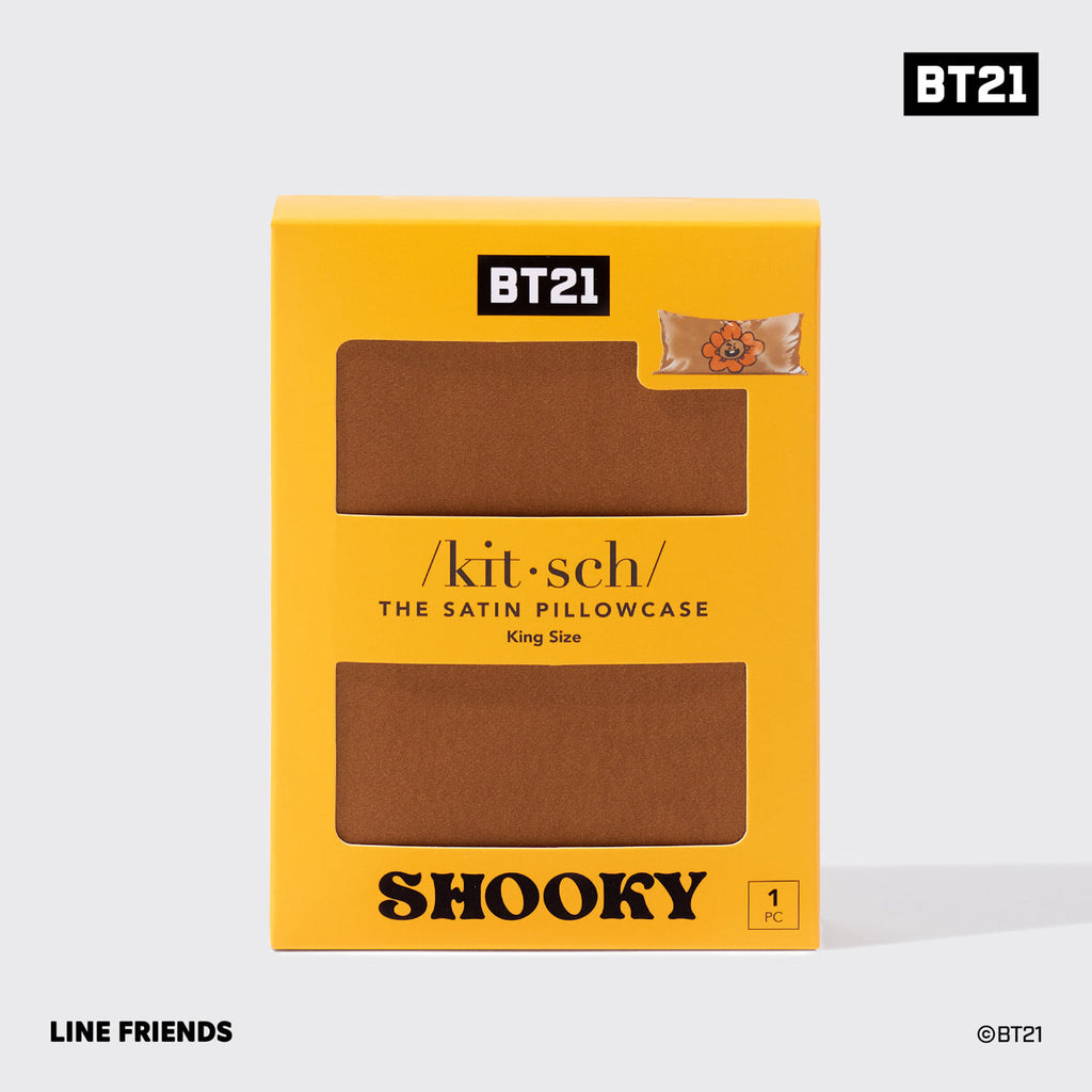 Kitsch x BT21 szatén párnahuzat – SHOOKY – King