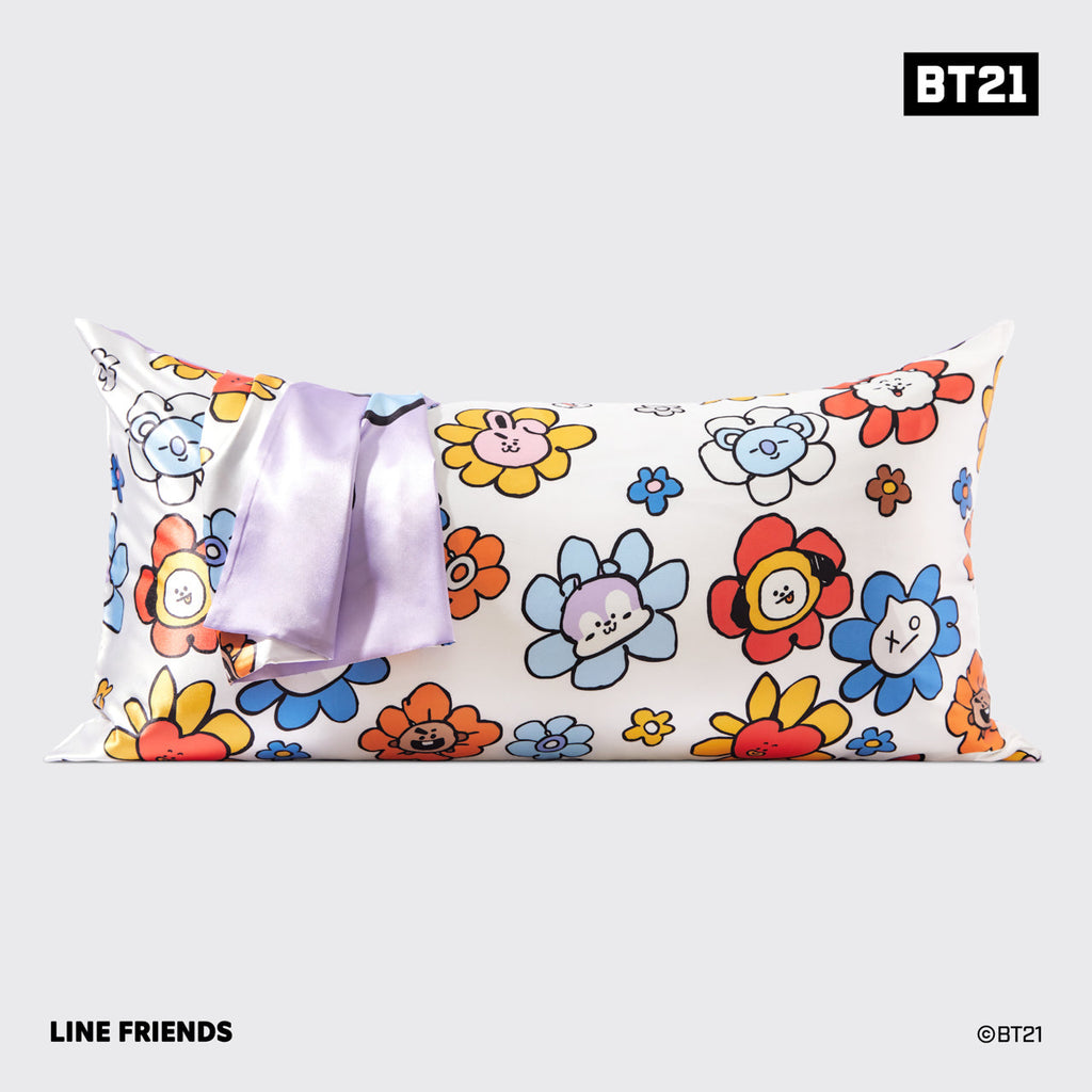 Kitsch x BT21 szatén párnahuzat – MANG – King