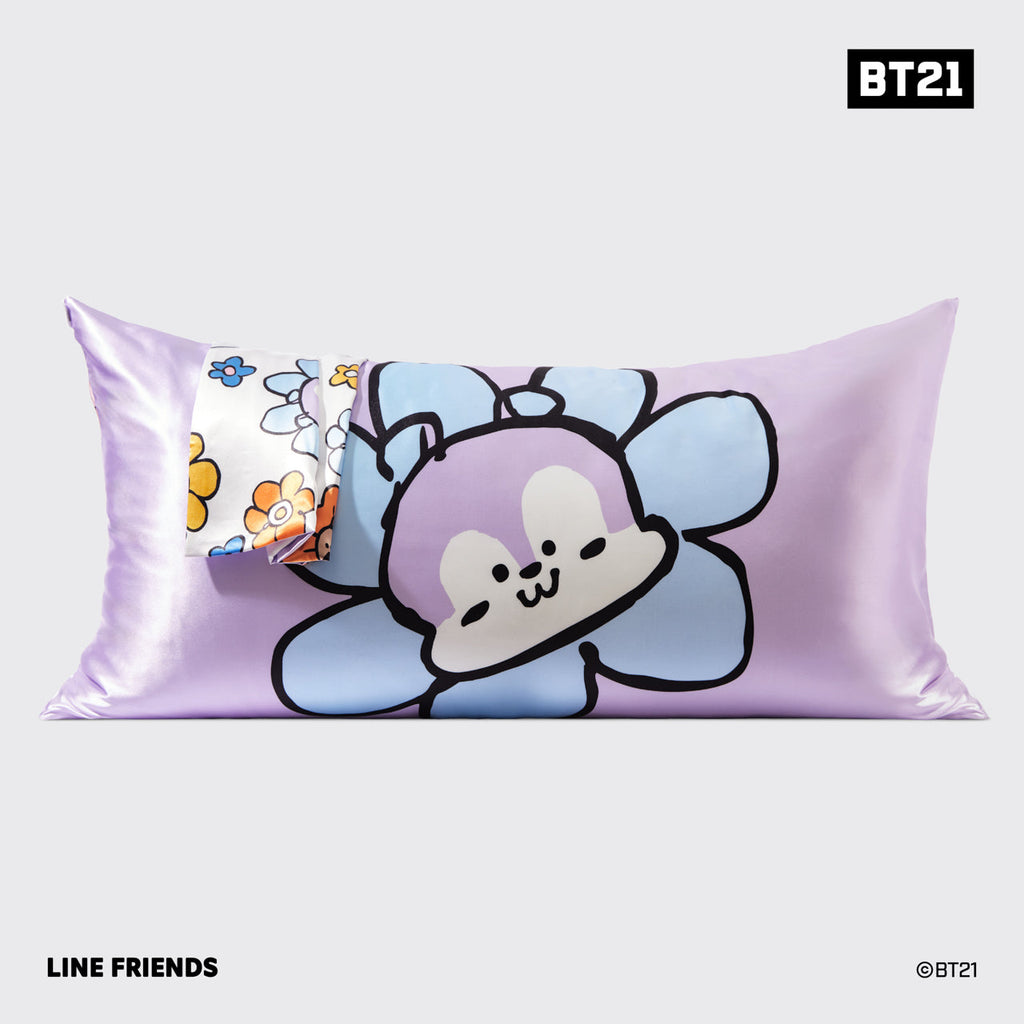 Kitsch x BT21 szatén párnahuzat – MANG – King