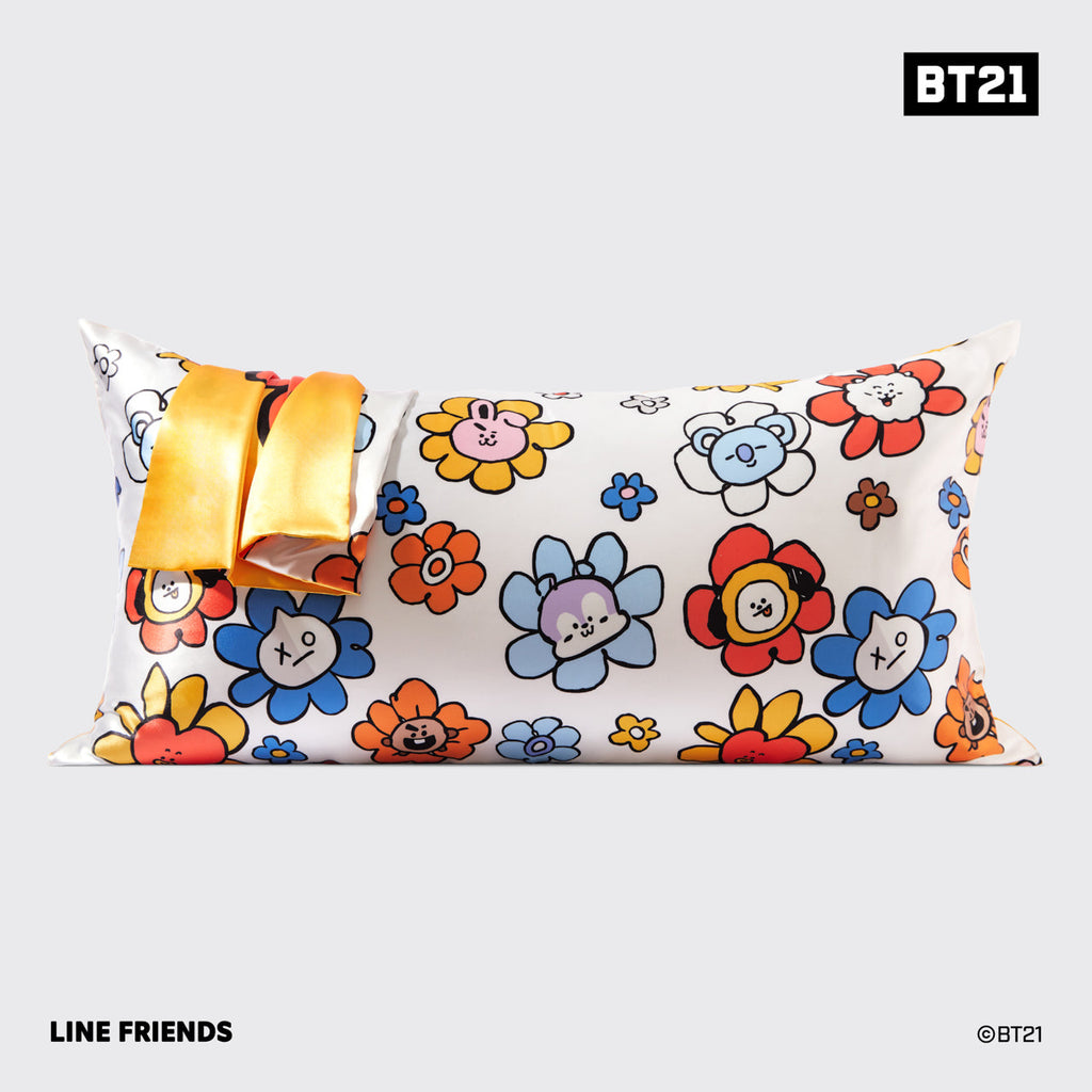 Kitsch x BT21 szatén párnahuzat – CHIMMY – King