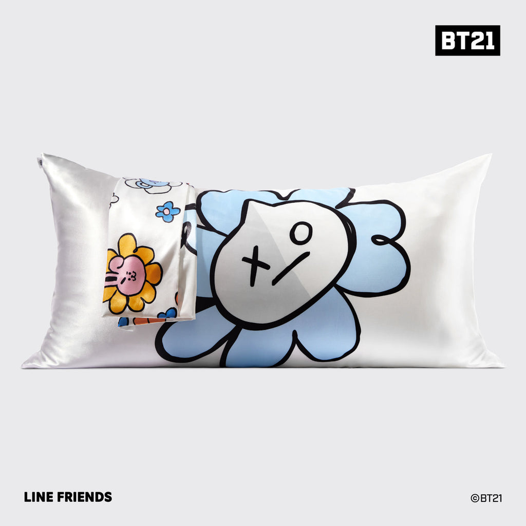 Kitsch x BT21 szatén párnahuzat – VAN – King