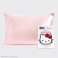 Kitsch x Hello Kitty szatén párnahuzat – rózsaszín Hello Kitty arc (Pink Hello Kitty Face)