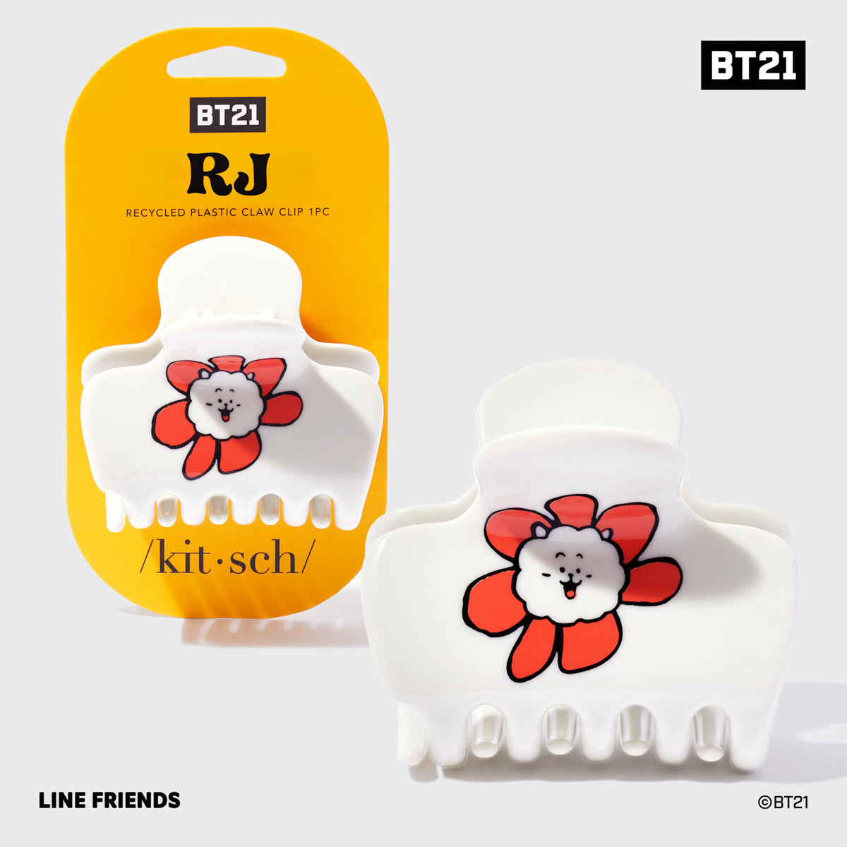 Kitsch x BT21 felhő csáklis hajcsat – RJ
