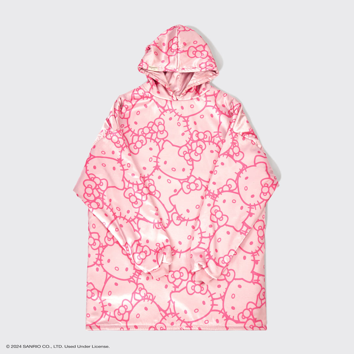 Kitsch x Hello Kitty szatén Glazey - Pink Kitty Faces