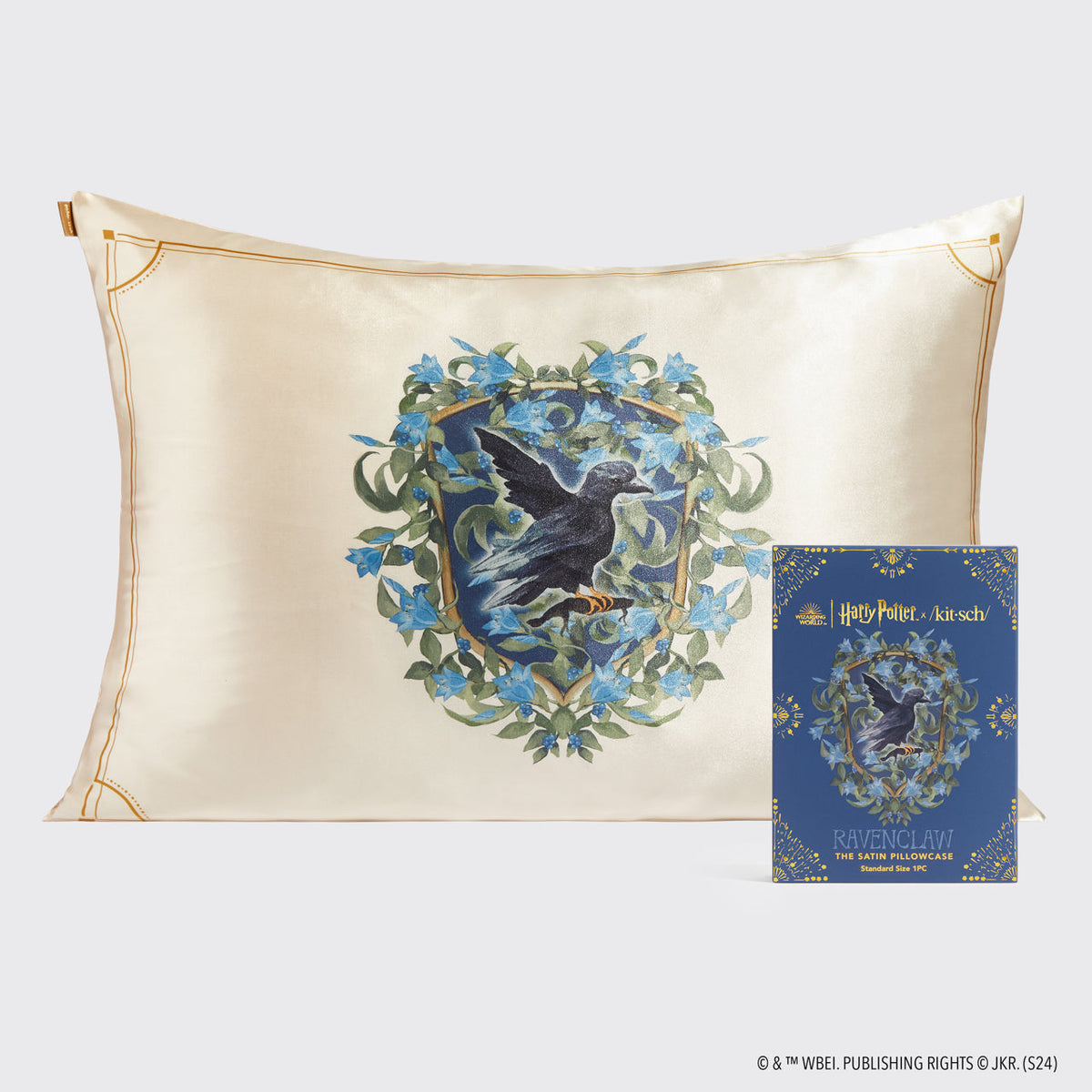 Kitsch x Harry Potter szatén párnahuzat – Hollóhát