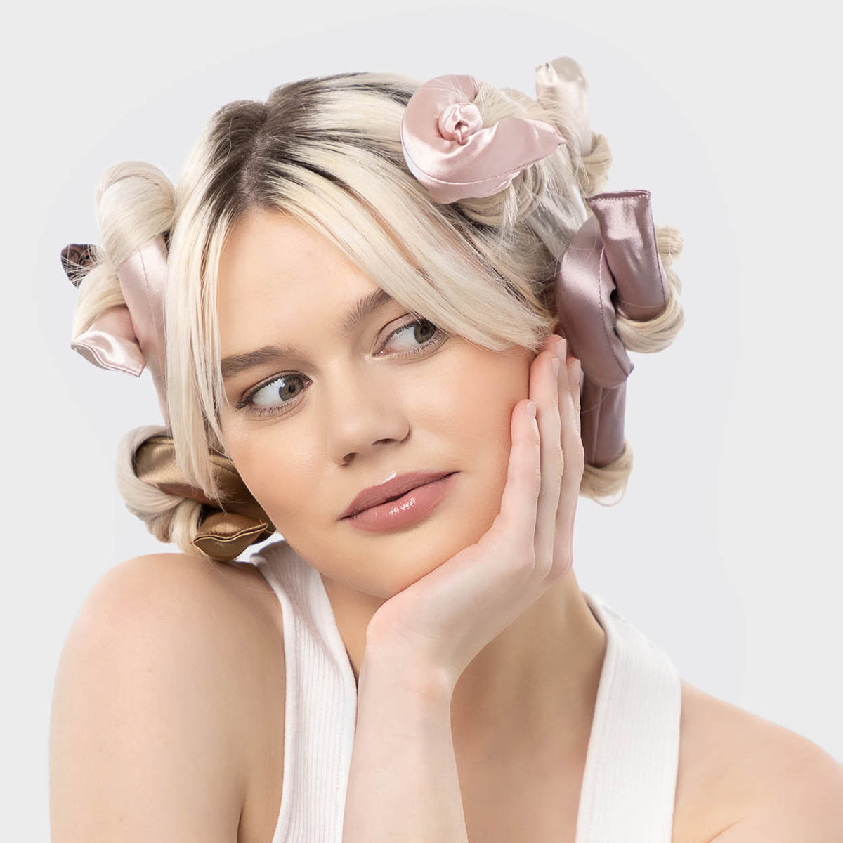Szatén Flexi Rods hajcsavaró 6 db-os szett
