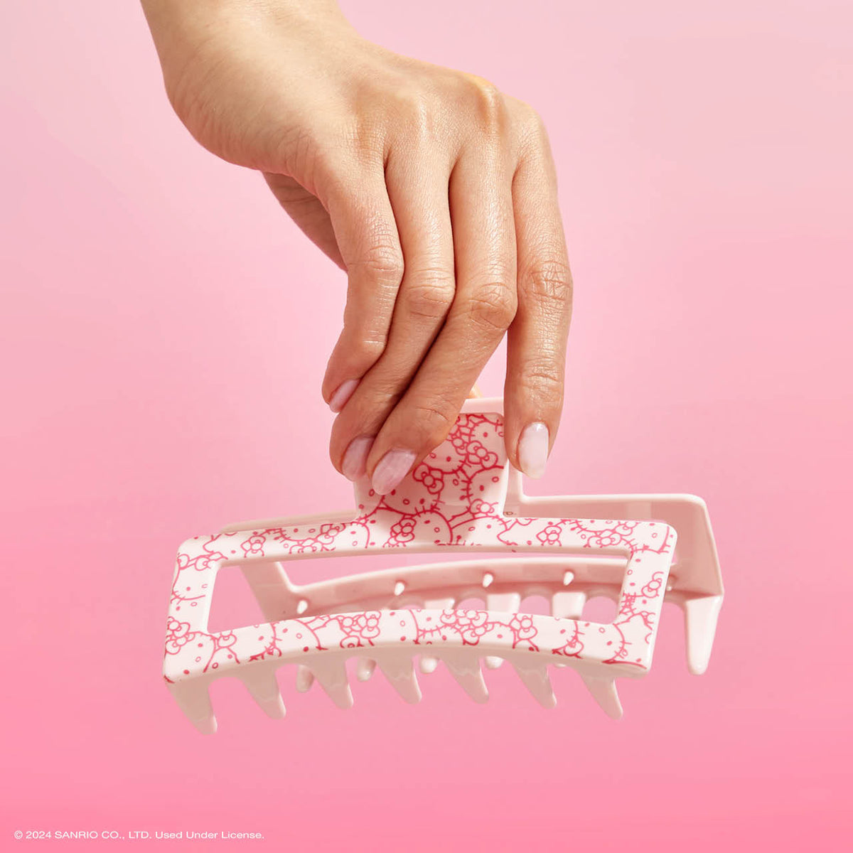 Kitsch x Hello Kitty óriás cápacsat, rózsaszín Kitty arcokkal