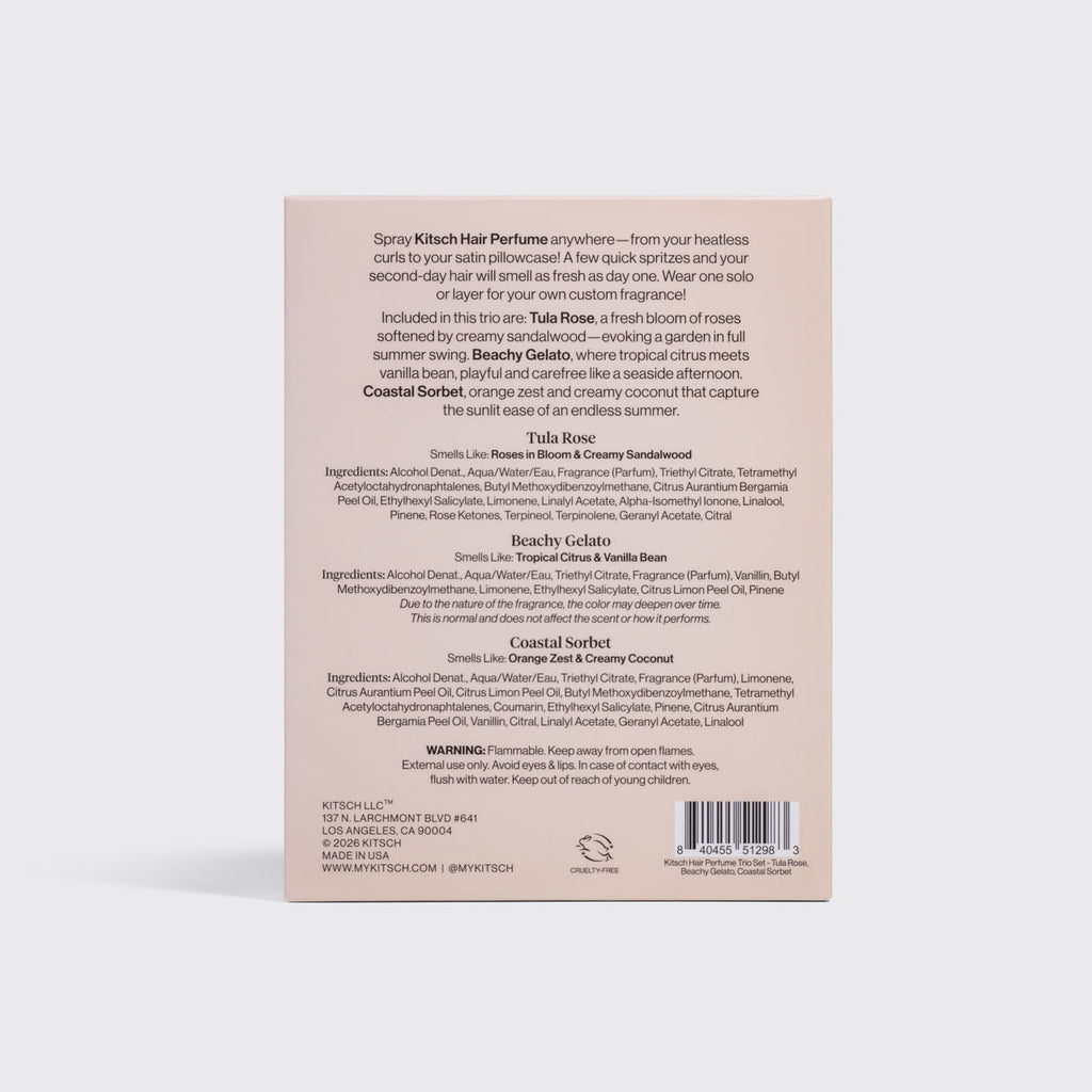 Coastal hajparfüm trió szett – Tula Rose, Beachy Gelato, Coastal Sorbet