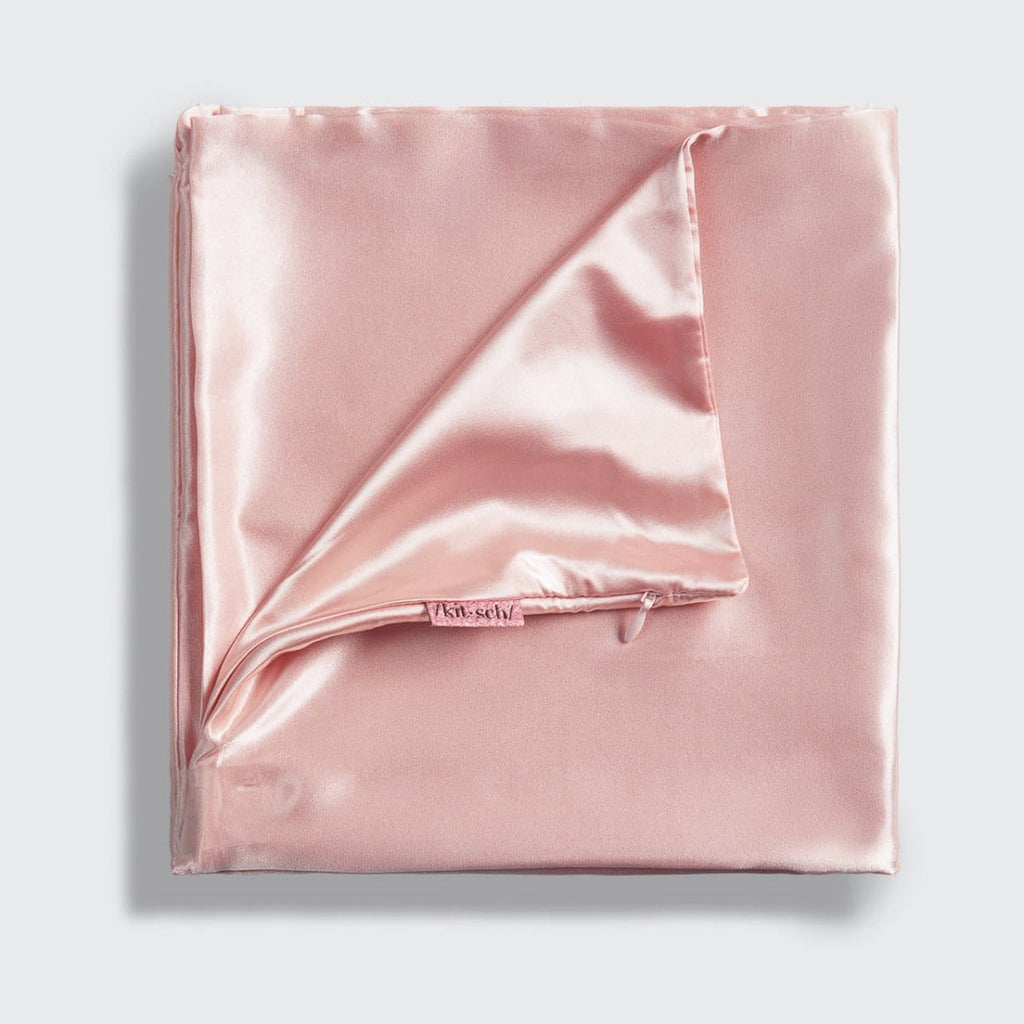 Szatén párnahuzat, Blush (púderrózsaszín), 4 db-os csomag – King